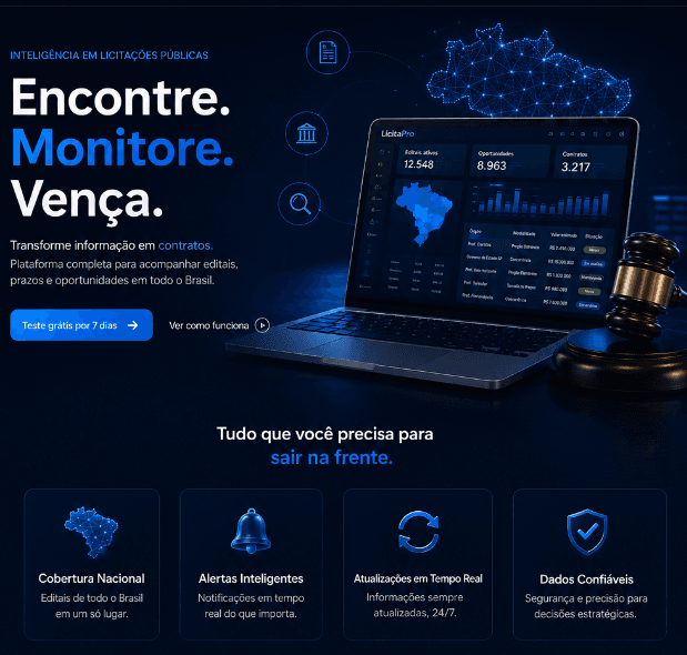 Dashboard LicitaPregão